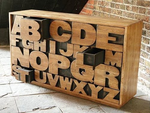 alphabet chest